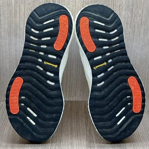 Adidas Shoes Mens 7.5 Alphaboost Ecru Tint 'Glow Orange' Running Sneakers G28565 - Picture 11 of 12